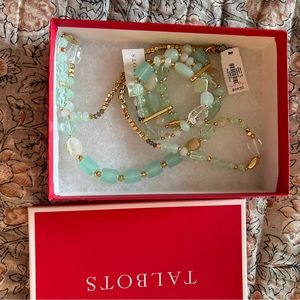 Talbots NWT necklace and matching bracelet